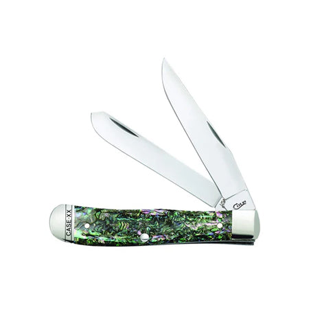 Pocket Knife Abalone Trapper - Length Closed: 4 1/8