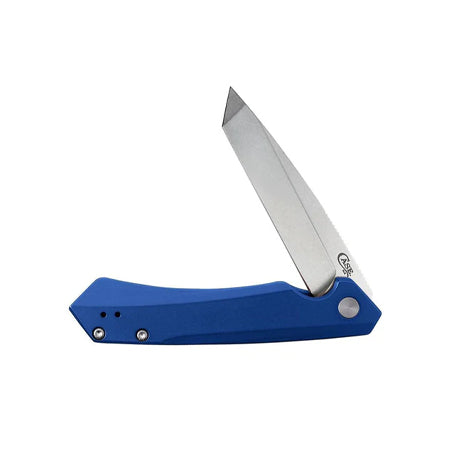 Case xx Kinzua 64663 Frame Lock Blue Aluminum S35VN Stainless Pocket Knife Knives