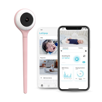 Lollipop Smart Baby Camera - Cotton Candy