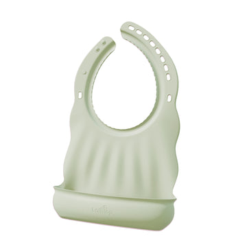 Lollipop Silicone Baby Bibs (Apple Green)