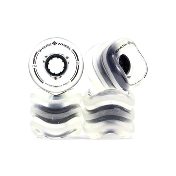 Shark Wheel 60MM, 78A Clear With Black Hub California Roll