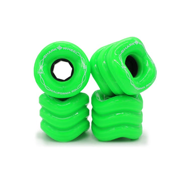 Shark Wheel 60MM, 78A Gecko Green California Roll