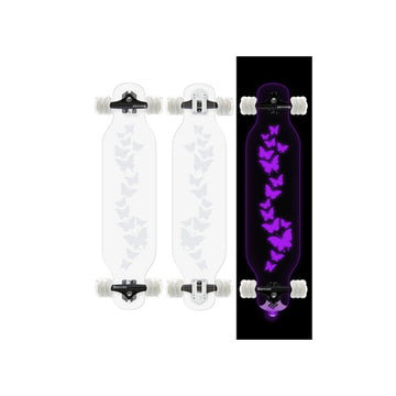 Clear Butterfly Longboard