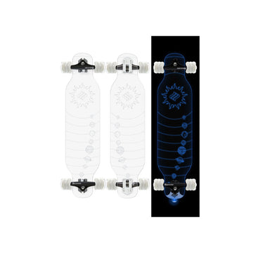 Clear Galaxy Longboard