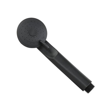 Bathroom Shower Head with Handheld Grip - Black