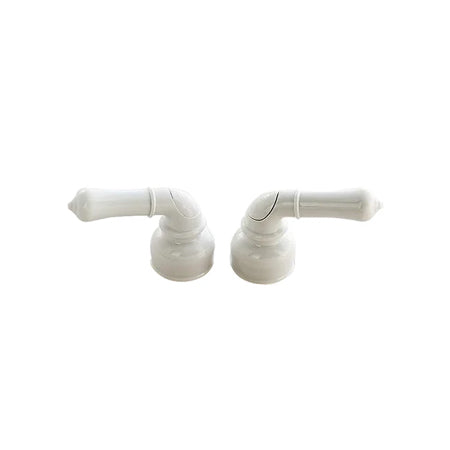 Replacement RV Faucet Handles - Non-metallic teapot Hot and Cold Handle Pair