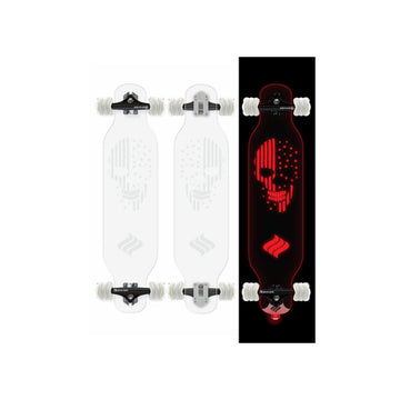 Clear Skull Longboard