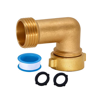 Garden Hose Elbow Connector, 90 Degree Heavy Duty Hose Elbow