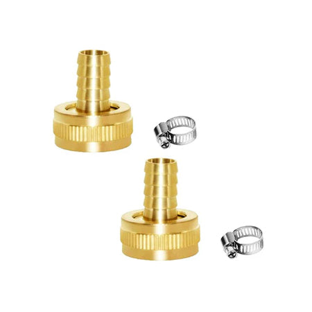 Female GHT Thread Swivel Brass Garden Water Hose Pipe Connector Copper