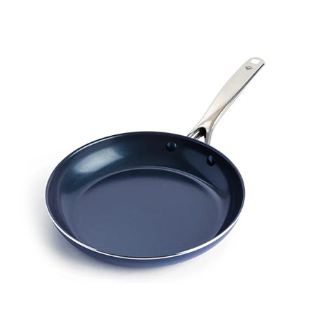 Blue Diamond Cookware Diamond Infused Ceramic Nonstick 10" Frying Pan Skillet, PFAS-Free, Dishwasher Safe, Oven Safe, Blue