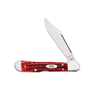 Pocket Knife Mini Copperlock Old Red Bone Stainless, Length Closed: 3 5/8 inches
