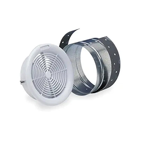 Fantech DG6 Grille with Collar for 6" Duct