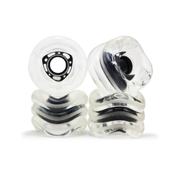 Shark Wheel 72MM, 78A DNA Clear With Black Hub