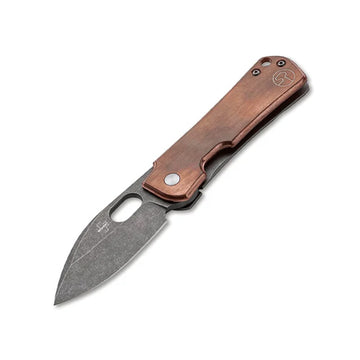 Gust Copper Folding Knife, Designed by Serge Panchenko