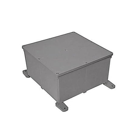E989r 12x12x6 Pvc Electrical Junction Box & Cover 1113406