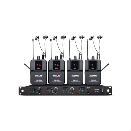 EM-D04 Four Channel Wireless In-Ear Monitor System