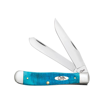 Pocket Knife Trapper Caribbean Blue Jig Bone