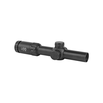 1-8x24mm; 30 mm Tube; Digital Red FFP RBR Reticle Riflescope TS-8X RBR, Black