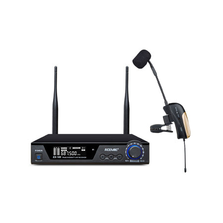 Wireless saxophone microphone