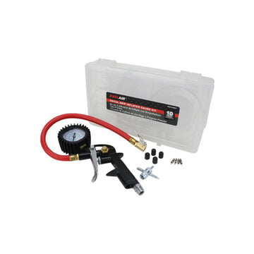 EXELAIR® EX0510PKIT Analog Pistol Grip Tire Inflator/Deflator Gauge Kit w/ 13