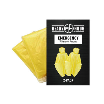 Eight Ready Hour Emergency Ponchos - 4 (2-Packs)