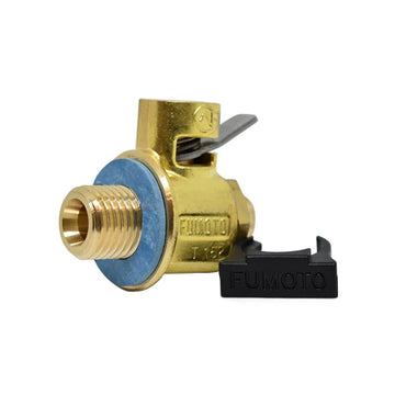 Series Drain Valve with Short Nipple with Lever Clip BRONZE