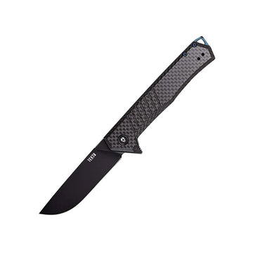 F1 Alpha Folding Knife Modified Straight Back Blade, D2 Steel