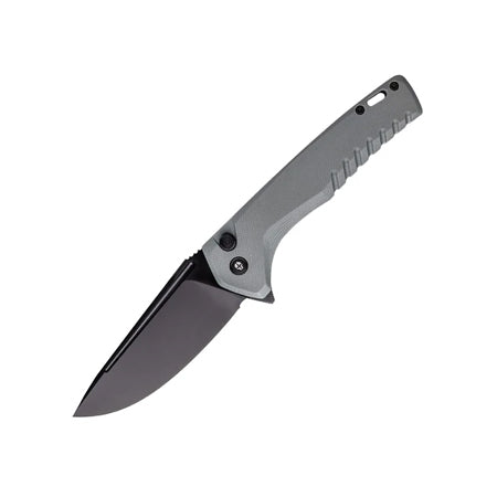 Charlie Button Lock Folding Knife, Oversized Fine Edge Drop Point Blade