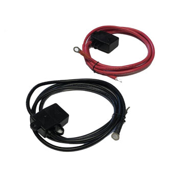 Pre-fused (100A), Pre-wired, Red, AWG 6, 13.3 mm2. 2 meters. 8mm ring