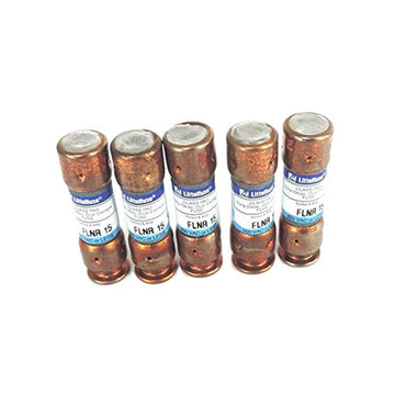 FLNR15 FLNR 15A Littelfuse 250 VAC RK5 Time Delay (5 PACK)