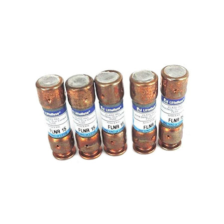 Littelfuse FLNR15 FLNR 15A Littelfuse 250 VAC RK5 Time Delay (5 PACK)