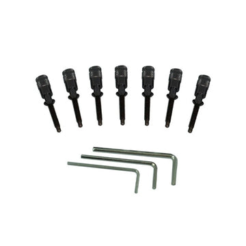 Hollow Point Intonation System, Black  (7 String Set)