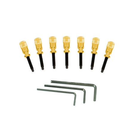 Hollow Point Intonation System, Gold  (7 String Set)