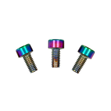 Floyd Rose Nut Clamping Screws, Stainless Steel (3) - Burnt Chrome
