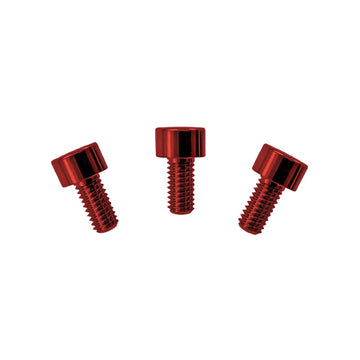Floyd Rose Nut Clamping Screws, Stainless Steel (3) - Red