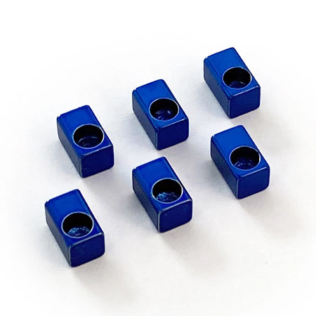 Floyd Rose Insert Blocks, Stainless Steel (6) - Blue