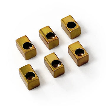 Floyd Rose Insert Blocks, Stainless Steel (6) - Gold