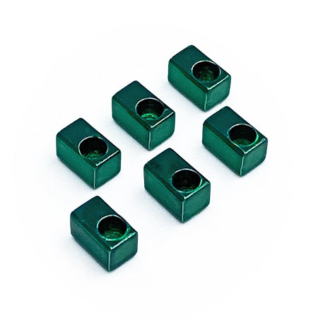 Floyd Rose Insert Blocks, Stainless Steel (6) - Green
