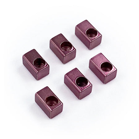 Floyd Rose Insert Blocks, Stainless Steel (6) - Pink