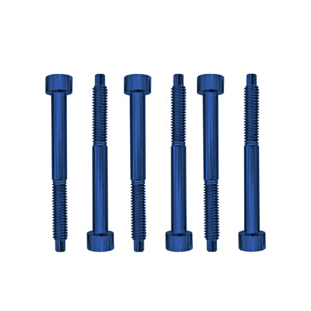 Floyd Rose String Lock Screws, Stainless Steel (6) - Blue