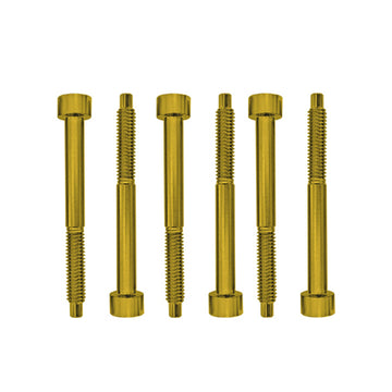 Floyd Rose String Lock Screws, Stainless Steel (6) - Gold