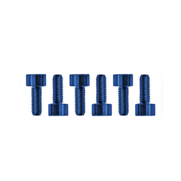 Floyd Rose Saddle Mounting Screws, Stainless Steel (6) - Blue