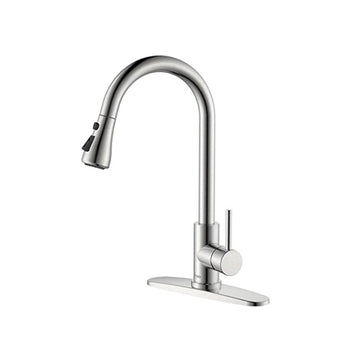 Kitchen Faucet, Single-Handle High Arc Sink Faucets with Pull Down Sprayer