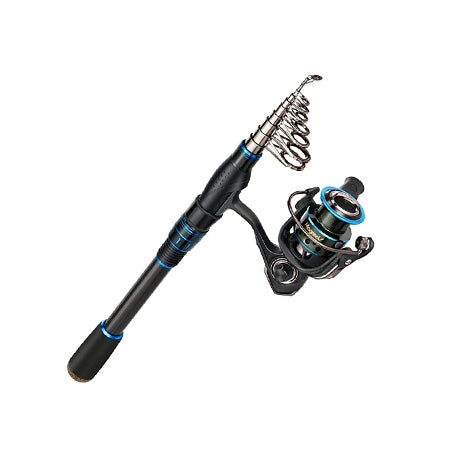 Magreel Telescopic Fishing Rod and Reel Combo Set with Fishing Line, 1.80m OL