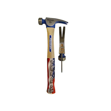 CF4 16-oz Milled Face California Framer Framing Hammer, 14" Hickory Handle