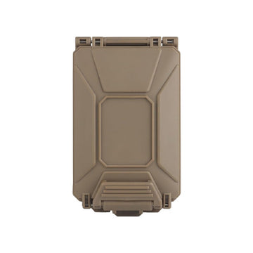 MOLLE - Organizador de almacenamiento de batería modular táctico, chaleco de caza militar para llevar 18650/AAA/CR123A/18350