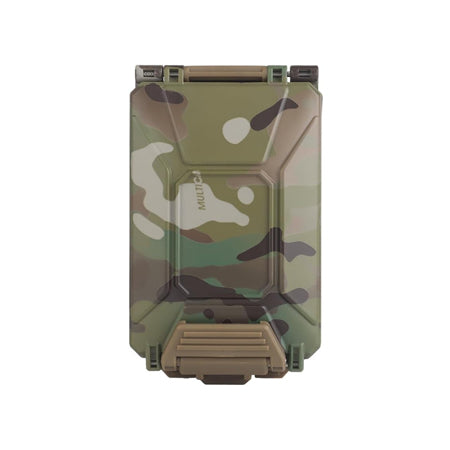 Tactical Modular Battery Storage Organizer, MOLLE Military Hunting Vest Carry 18650/AAA/CR123A/18350 Battery Box Holder Case Accessories