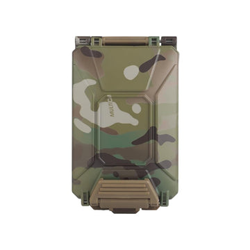 Tactical Modular Battery Storage Organizer, MOLLE Military Hunting Vest Carry 18650/AAA/CR123A/18350 Battery Box Holder Case Accessories
