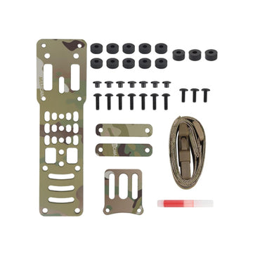 Tactical Sinking Holster Leg Hanging Extension Plate Adjustable Metal Modular Holster Adaptor Leg Drop Organizer