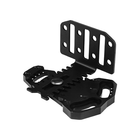 Tactical Gun Holster Adapter, Adjustable Negative Cant Plate Right-Angled for QLS System Extension Magazine Metal Accessory